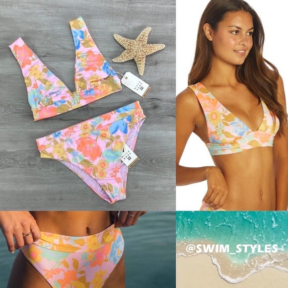 ☀️BILLABONG☀️ PICK ME UP PLUNGE MUL
PICK ME UP MAUI RIDE BIKINI SET - Picture 1 of 15